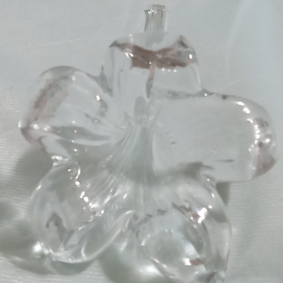 Blown Glass Art Flower Lily bud vase pk#3 - Picture 4 of 7